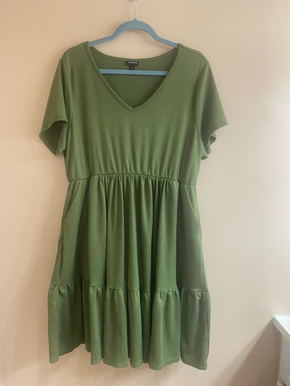 torrid Olive Green Knit Dress